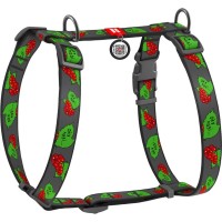 Шлея для собак WAUDOG Nylon з QR паспортом анатомічна H-подібна "Калина" L (5160-0228)