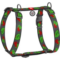 Шлея для собак WAUDOG Nylon з QR паспортом анатомічна H-подібна "Калина" L (5160-0228)