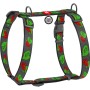 Шлея для собак WAUDOG Nylon з QR паспортом анатомічна H-подібна "Калина" L (5160-0228)