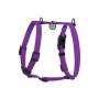 Шлея для собак WAUDOG Magnet анатомічна Н-подібна з QR-паспортом, магнітна пряжка-фастекс S фіолетова (26229)
