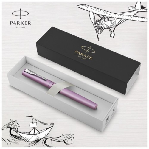Ручка пір'яна Parker VECTOR 17 XL Metallic Lilac CT  FP M (06 412)