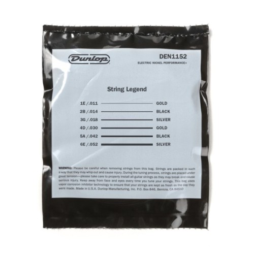 Струни для гітари Jim Dunlop Nickel Wound Electric Guitar Strings (11-52) (DEN1152)