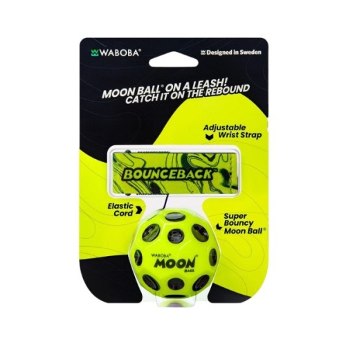 М'яч дитячий Waboba ball AZ-330-Y Bounceback x Returning moon in Blister (Yellow) (840001933019)