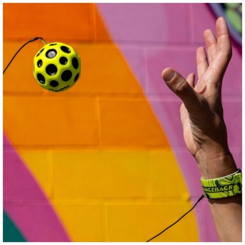 М'яч дитячий Waboba ball AZ-330-Y Bounceback x Returning moon in Blister (Yellow) (840001933019)