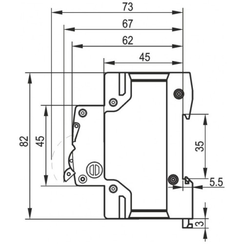 Вимикач навантаження Videx 2п 63А VF-RS-VN263 RESIST