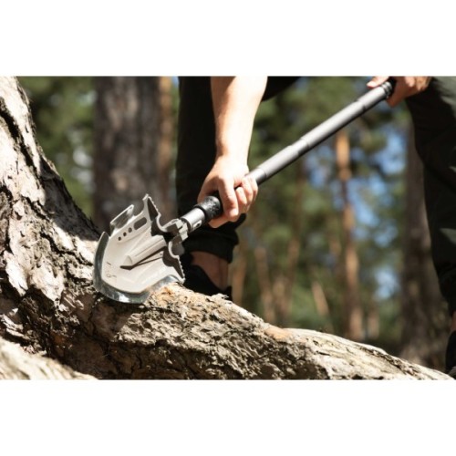 Тактична лопата 2E Mahura Steel Gray розбірна, 23в1, з сумкою у комплекті (2E-TSMTSF3-STGR)