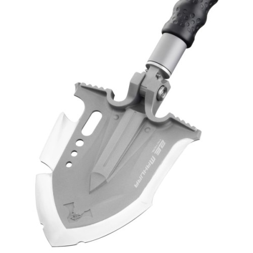 Тактична лопата 2E Mahura Steel Gray розбірна, 23в1, з сумкою у комплекті (2E-TSMTSF3-STGR)
