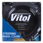 Чохол на руль VITOL M чорн (VLOD-F93 BK/BK M)