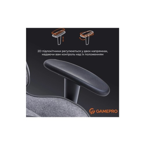 Крісло ігрове GamePro GC575FG Fabric Size L Gray (GC575FG)