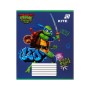 Зошит Kite Ninjia Turtles, 12 аркушів, коса лінія (NT26-235)