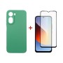 Чохол до мобільного телефона Dengos Soft Cover + Glass Xiaomi Redmi A7 Pro Mint (DG-KM-203)