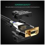 Кабель мультимедійний VGA M to VGA M 3.0m VG101 black Ugreen (11631)