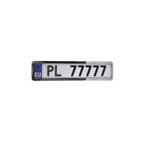 Рамка номерного знака WINSO хром (142000)