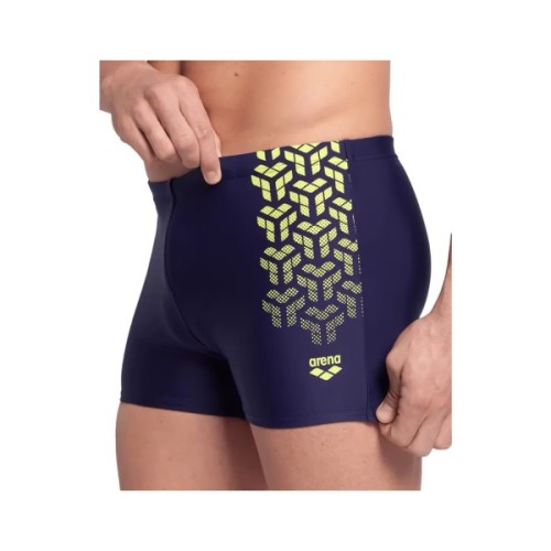 Плавки Arena Kikko V Swim Short 006703-760 темно-синій, жовтий 85 (3468337154259)