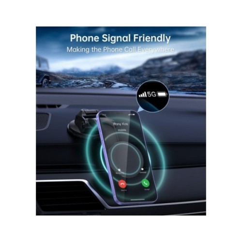 Універсальний автотримач Choetech з магнітним кріпленням на скло або торпеду (AT0005-BK)