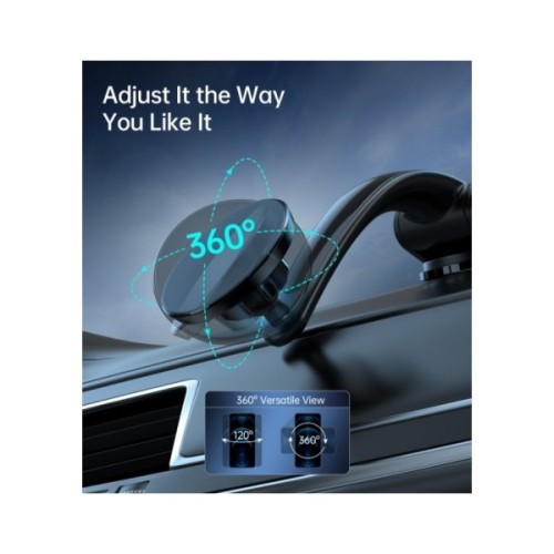 Універсальний автотримач Choetech з магнітним кріпленням на скло або торпеду (AT0005-BK)