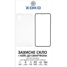 Чохол до мобільного телефона XoKo Ultra Thin Proof + Glass Full Cover Ultra-Thin iPhone 14 Pro Black (XK-CS-ULT-AP-IP14PR)