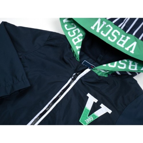 Куртка дитяча Verscon вітровка з капюшоном (3458-110B-blue)