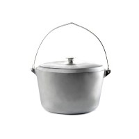 Котел туристичний СИЛА алюмінієвий з кришкою та дужкою 10л (960473)