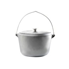 Котел туристичний СИЛА алюмінієвий з кришкою та дужкою 10л (960473)