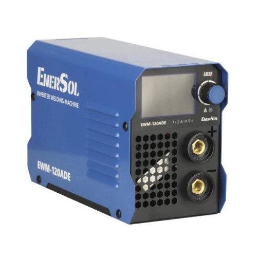 Зварювальний апарат Enersol інверторний, 20-120 A, 5.1 кВт, 2.9 кг (EWM-120ADE)