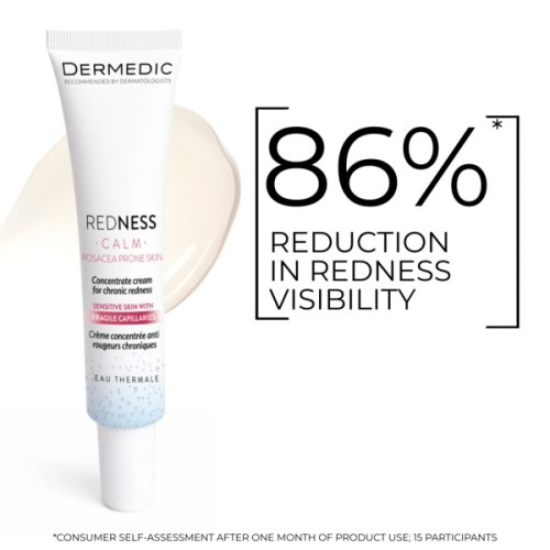 Крем для обличчя Dermedic Redness Calm Крем-концентрат для шкіри з куперозом 40 мл (5901643176501)