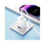 Зарядний пристрій BOROFONE BA82A Platinum USB-C PD25W + cable USB-C to USB-C White (6941991112270)