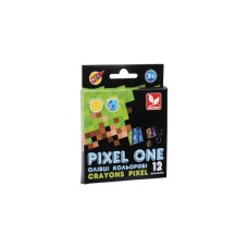 Олівці кольорові Школярик Crayons Pixel One 12 кольорів (316121007-UA)