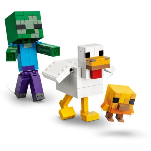 Конструктор LEGO Minecraft Курячий Жокей (21582)