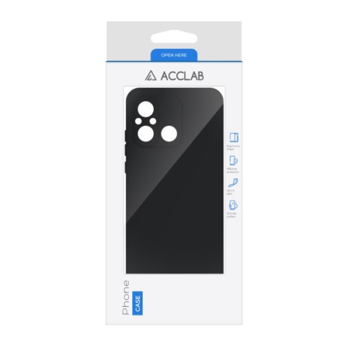 Чохол до мобільного телефона ACCLAB SoftShell Xiaomi Redmi 12C Black (1283126580123)