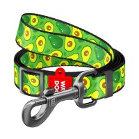 Повідець для собак WAUDOG Nylon "Авокадо" регульований S Ш 15 мм Д 152-183 см (5355)