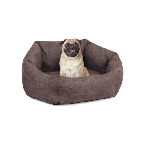 Лежак для тварин Природа "KOKOS" №1 (48х38х18 см) Темно-сірий (4823082419814)