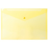 Папка - конверт Economix А4 180 мкм фактура "глянець", жовта (E31301-05)