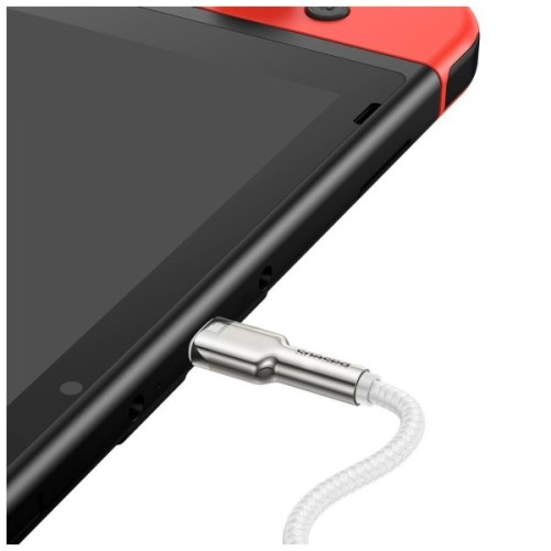 Дата кабель USB-C to USB-C 1.0m 100W metal white Baseus (CATJK-C02)