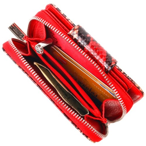 Портмоне Canpellini З натуральної шкіри Різнобарвне (21605)