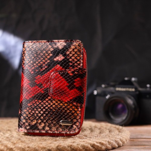 Портмоне Canpellini З натуральної шкіри Різнобарвне (21605)