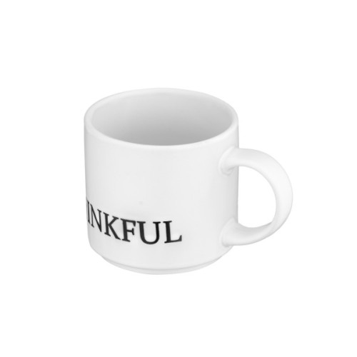 Чашка Ardesto Thinkful, 420мл, кераміка, білий (AR3043W)