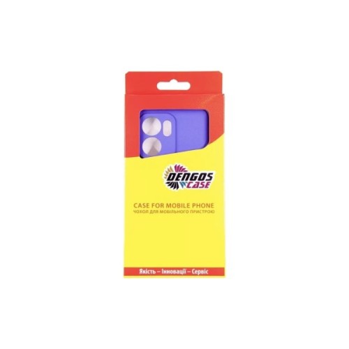 Чохол до мобільного телефона Dengos Oppo Reno 13F 4G Case Carbon + 2 Glass (Purple) (DG-CTG2P-23)