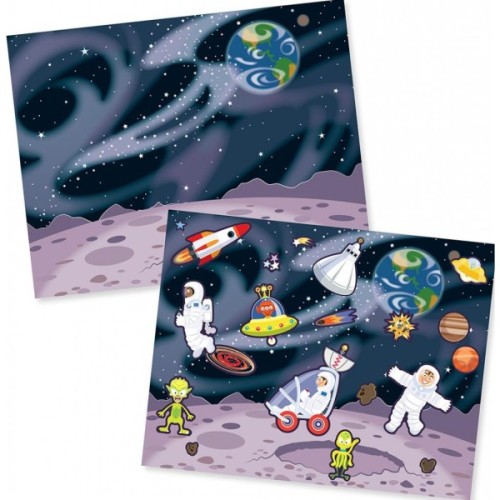 Набір для творчості Melissa&Doug Набір багаторазових наліпок Пригоди (MD9115)