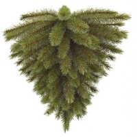 Штучна сосна Triumph Tree "перевернута" Forest frosted зелена, 0,6 м (8718861155426)