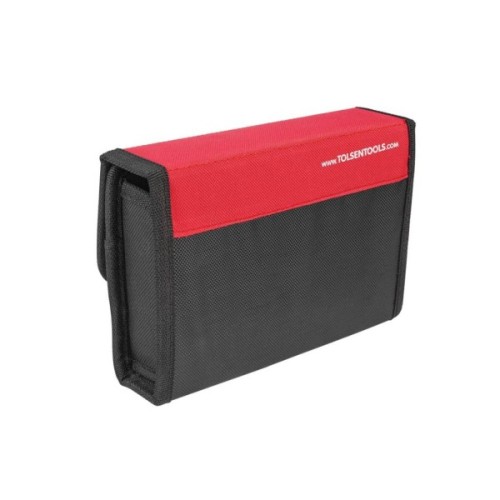 Набір викруток Tolsen діелектдіелектричних, змінні стрижні 13 шт, тканинний пеналричних, змінні стрижні 13 шт, тканеви (38017)