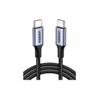 Дата кабель USB-C to USB-C 1.0m US316 100W 5A Alum. (Black) Ugreen (70427)