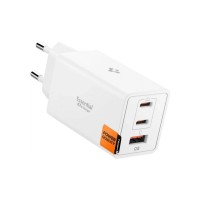 Зарядний пристрій Spigen 2xUSB-C PD + 1xUSB 67W white (ACH08710)