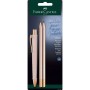 Ручка кулькова Faber-Castell набір кулькова ручка + 2 олівця Writing Set POLY BALL Urban, колір рожевий (32575)