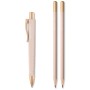 Ручка кулькова Faber-Castell набір кулькова ручка + 2 олівця Writing Set POLY BALL Urban, колір рожевий (32575)