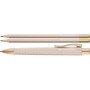 Ручка кулькова Faber-Castell набір кулькова ручка + 2 олівця Writing Set POLY BALL Urban, колір рожевий (32575)
