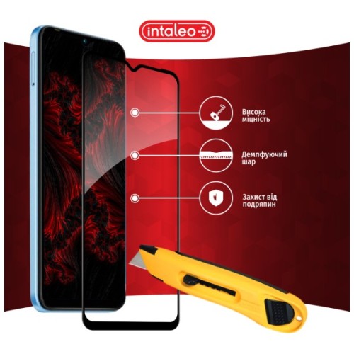 Скло захисне Intaleo Full Glue ZTE Blade A71 Black (1283126515620)