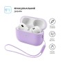 Чохол для навушників Armorstandart Silicone Case with straps For Apple AirPods Pro 3 Pink Purple (ARM91284)