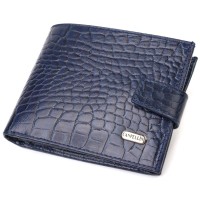 Гаманець Canpellini З натуральної шкіри Синій (21889)