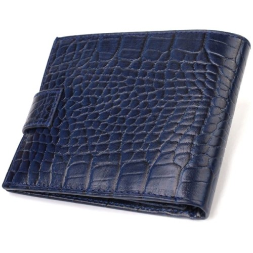 Гаманець Canpellini З натуральної шкіри Синій (21889)